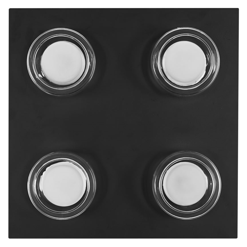 Ledvance - LED Plafonjera za kupatilo ORBIS FLAME 4xLED/5,5W/230V 3000/4000K IP44 crno