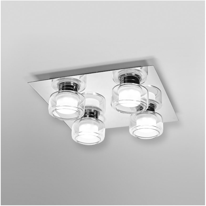 Ledvance - LED Plafonjera za kupatilo ORBIS FLAME 4xLED/5,5W/230V 3000/4000K IP44 krom