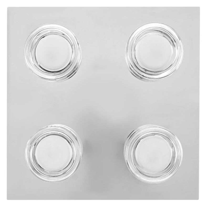 Ledvance - LED Plafonjera za kupatilo ORBIS FLAME 4xLED/5,5W/230V 3000/4000K IP44 krom