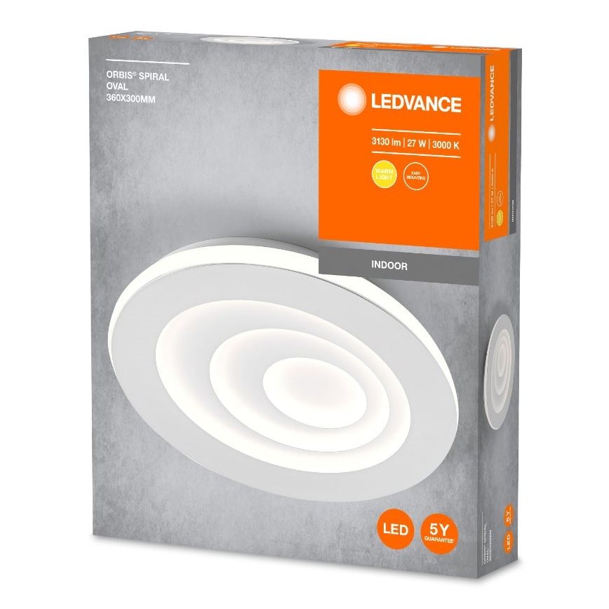 Ledvance - LED plafonsko svetlo ORBIS SPIRAL LED/27W/230V