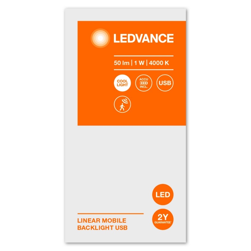 Ledvance - LED Podelementna lampa sa senzorom MOBILE LED/1W/5V 20 cm