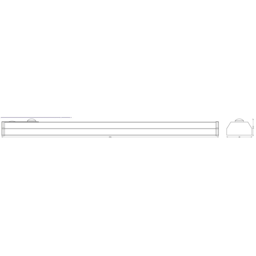 Ledvance - LED Podelementna lampa sa senzorom MOBILE LED/1W/5V 20 cm