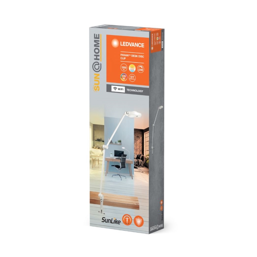 Ledvance - LED Prigušiva lampa sa štipaljkom SUN@HOME LED/15W/230V 2200-5000K CRI 95 Wi-Fi