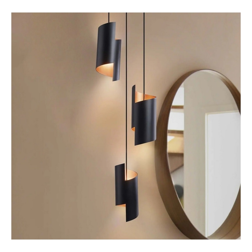 Ledvance - LED prigušiva luster na sajli SMART+ DECOR 3xLED/8W/230V crna Wi-Fi
