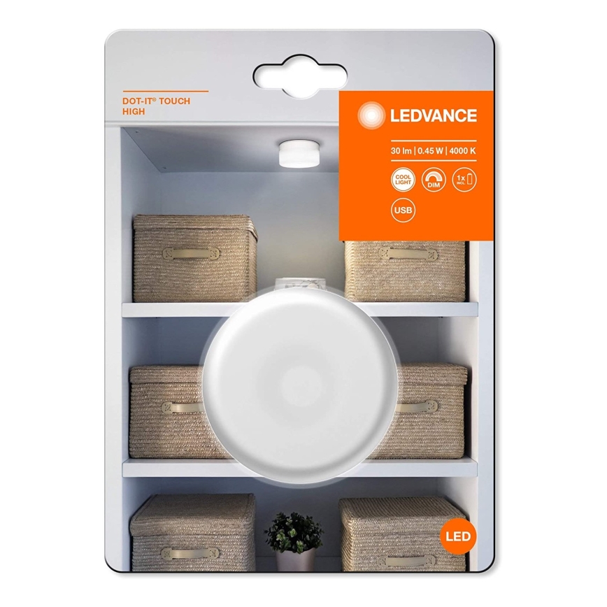 Ledvance - LED Prigušiva orijentacijska lampa DOT-IT LED/0,45W/5V 500 mAh
