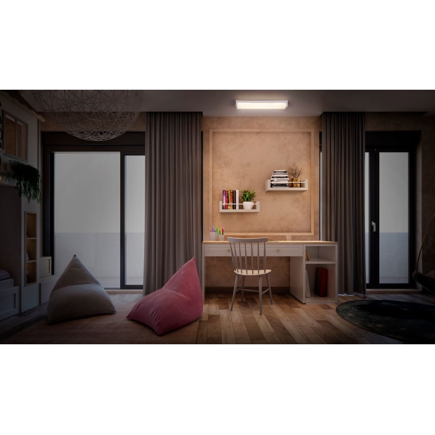 Ledvance - LED Prigušiva plafonjera OFFICE LINE LED/20W/230V 60 cm + Daljinski upravljač