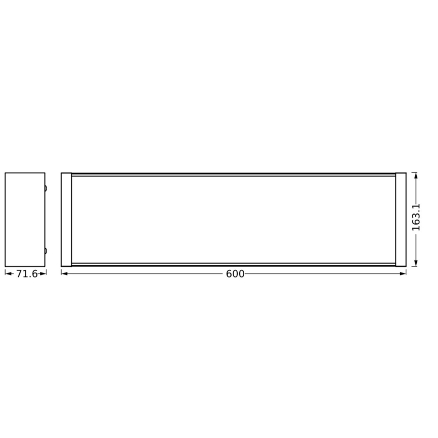 Ledvance - LED Prigušiva plafonjera OFFICE LINE LED/20W/230V 60 cm + Daljinski upravljač