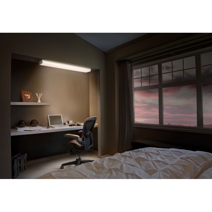 Ledvance - LED Prigušiva plafonjera OFFICE LINE LED/40W/230V 120 cm + Daljinski upravljač