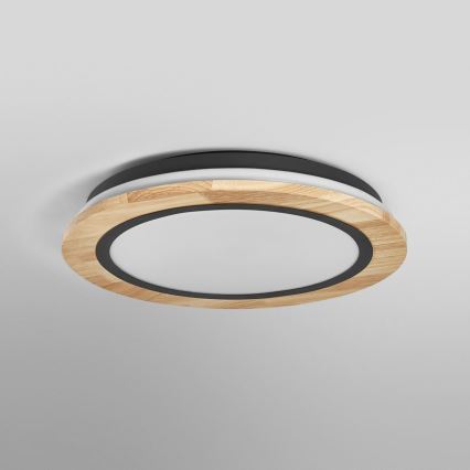 Ledvance - LED Prigušiva plafonjera SMART+ ORBIS WOOD LED/24W/230V 2700-6500K hrast Wi-Fi