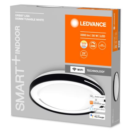 Ledvance - LED prigušiva stropna svetiljka SMART+ ORBIS LED/30W/230V 3000-6500K Wi-Fi