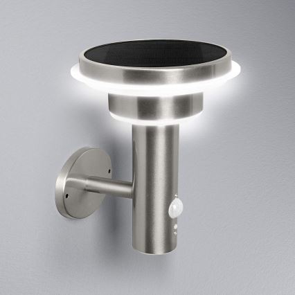 Ledvance - LED Prigušiva solarna lampa sa senzorom CIRCLE LED/6W/3,2V 2200 mAh IP44