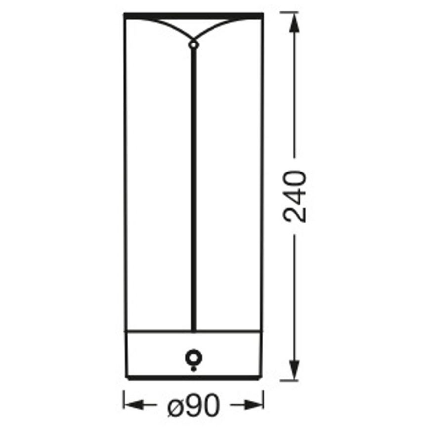 Ledvance - LED Prigušiva stona lampa na dodir DECOR FILAMENT LED/1,2W/5V 1000 mAh