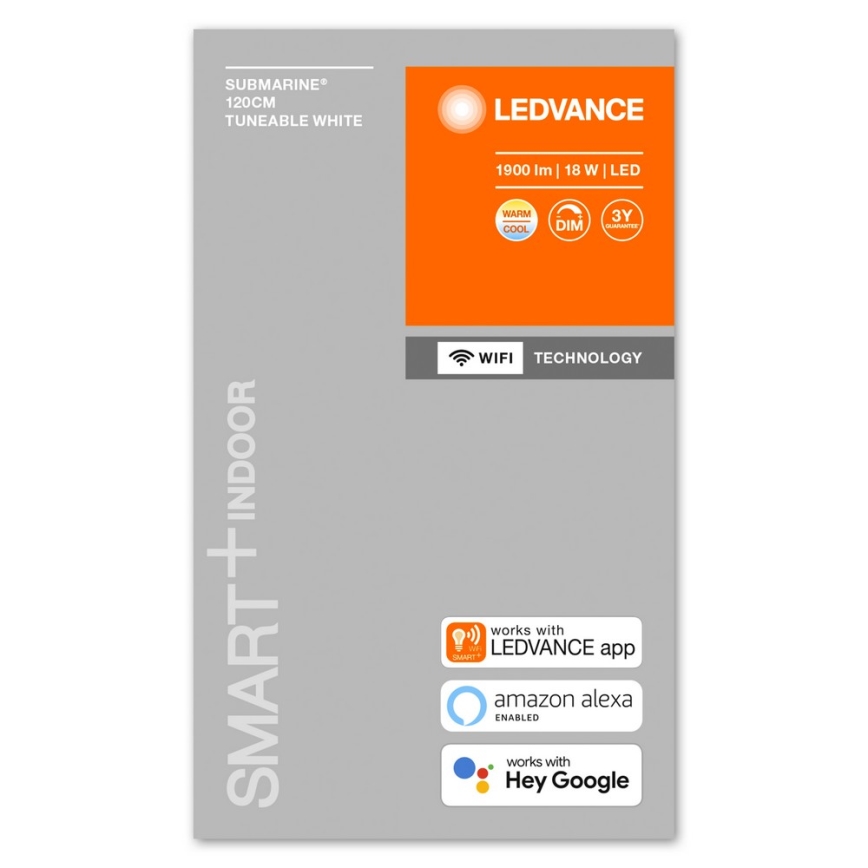 Ledvance - LED prigušiva tehnička svetiljka SUBMARINE G13/18W/230V 2700-6500K Wi-Fi IP65