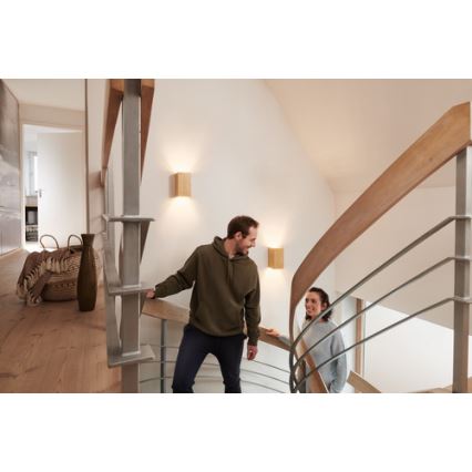 Ledvance - LED prigušiva zidna svetiljka SMART+ WOOD LED/7W/230V 3000-6500K Wi-Fi