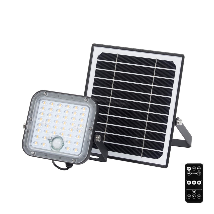 Ledvance - LED Prigušivi solarni reflektor sa senzorom FLOOD SPLIT LED/10W/7,4V IP65 + Daljinski upravljač