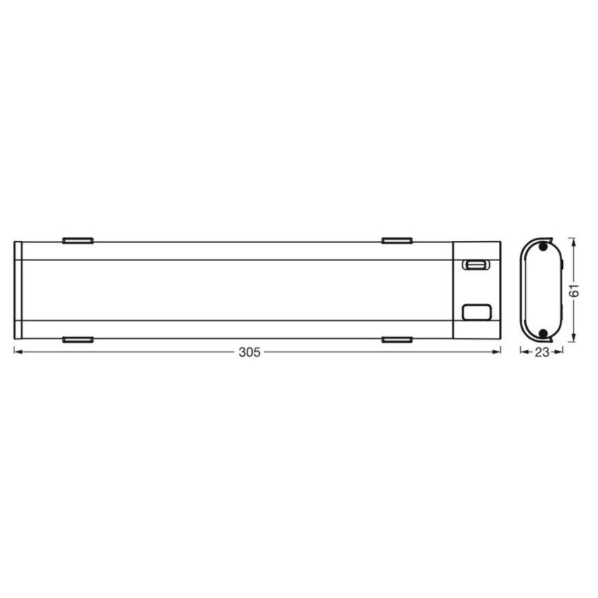 Ledvance - LED Prigušiva podelementna lampa sa senzorom SMART+ UNDERCABINET LED/9W/230V 3000-6500K Wi-Fi