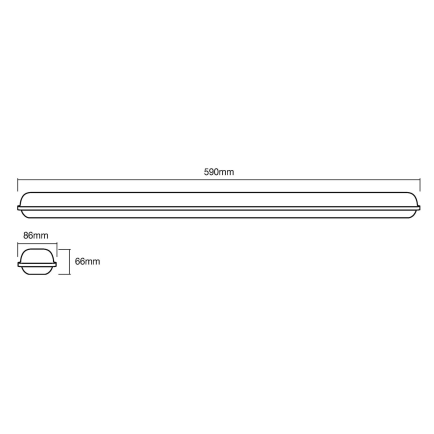 Ledvance - LED Radna baterijska lampa SUBMARINE LED/18W/230V IP65