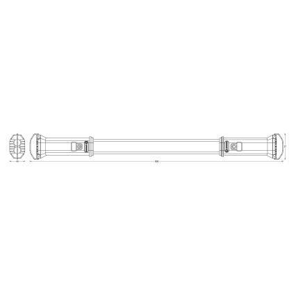 Ledvance - LED Radna baterijska lampa TUBE LED/10W/5V IP54