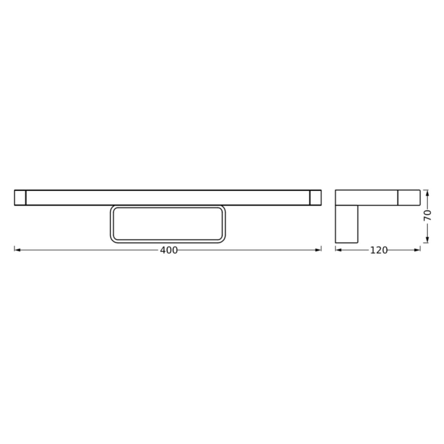 Ledvance - LED Rasveta za ogledalo u kupatilu DISC BAR LED/7W/230V 3000/4000K IP44