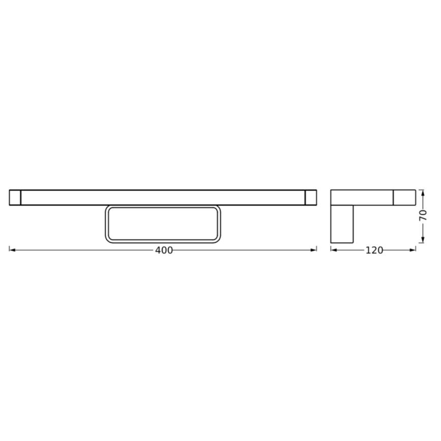 Ledvance - LED Rasveta za ogledalo u kupatilu DISC BAR LED/7W/230V 3000/4000K IP44