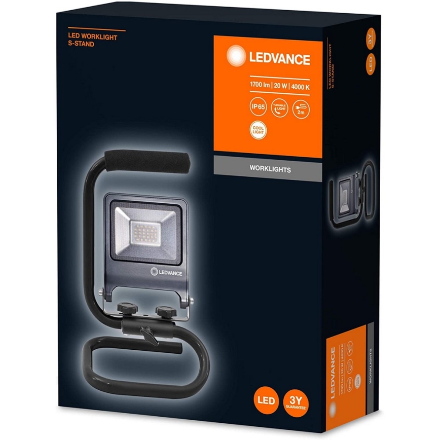Ledvance - LED Reflektor sa ručkom S-STAND LED/50W/230V IP65