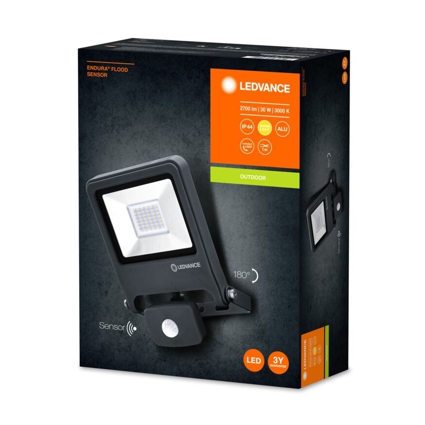 Ledvance - LED Reflektor sa senzorom ENDURA LED/30W/230V IP44