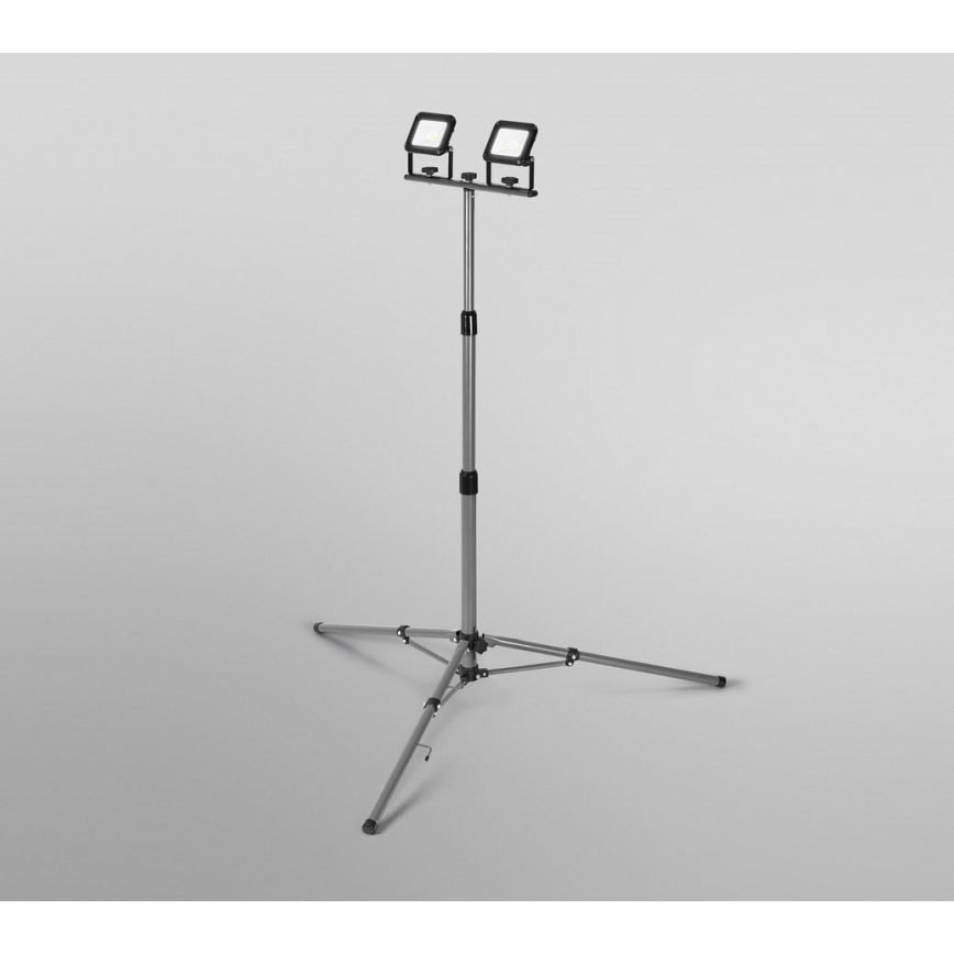 Ledvance - LED spoljašnji reflektor sa stalkom WORKLIGHT TRIPOD 2xLED/10W/230V 6500K IP65