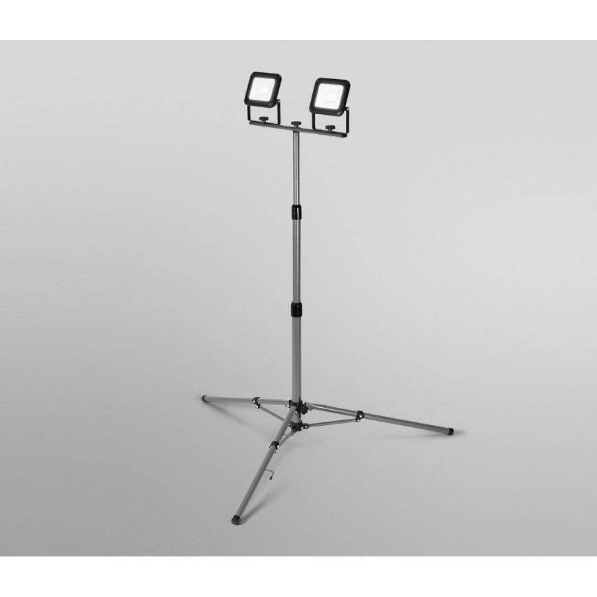 Ledvance - LED spoljašnji reflektor sa stalkom WORKLIGHT TRIPOD 2xLED/20W/230V 6500K IP65