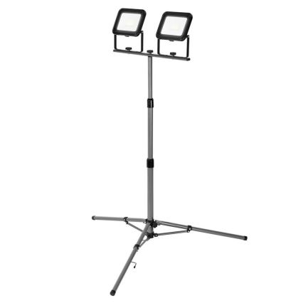 Ledvance - LED spoljašnji reflektor sa stalkom WORKLIGHT TRIPOD 2xLED/30W/230V 6500K IP65