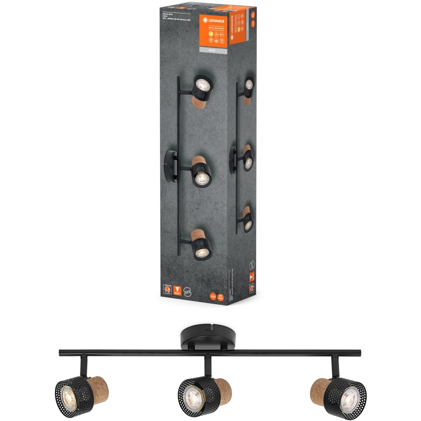 Ledvance - LED Reflektorska lampa DECOR CORK 3xGU10/3,4W/230V