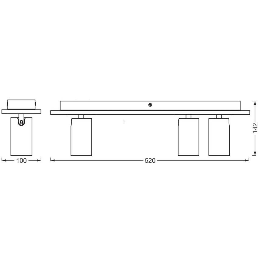 Ledvance - LED Reflektorska lampa DECOR MERCURY 3xGU10/3,4W/230V