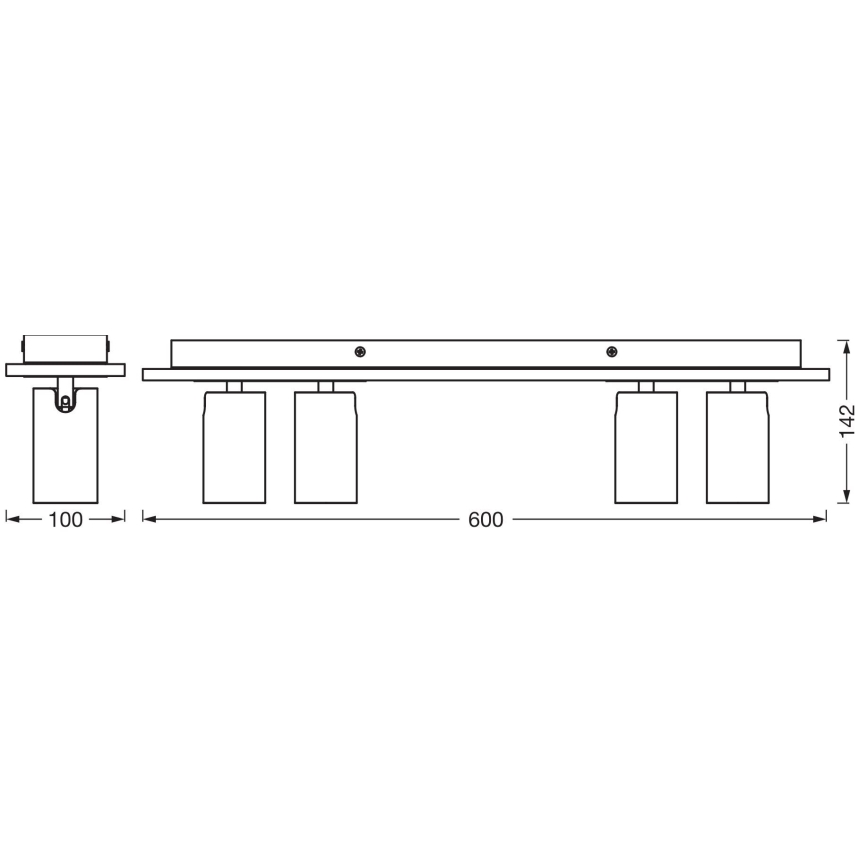 Ledvance - LED Reflektorska lampa DECOR MERCURY 4xGU10/3,4W/230V