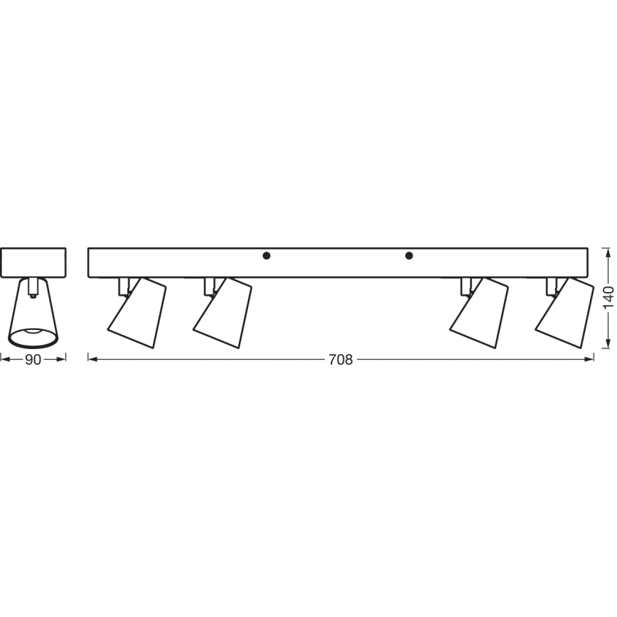 Ledvance - LED Reflektorska lampa DECOR NEPTUNE LED/27W/230V