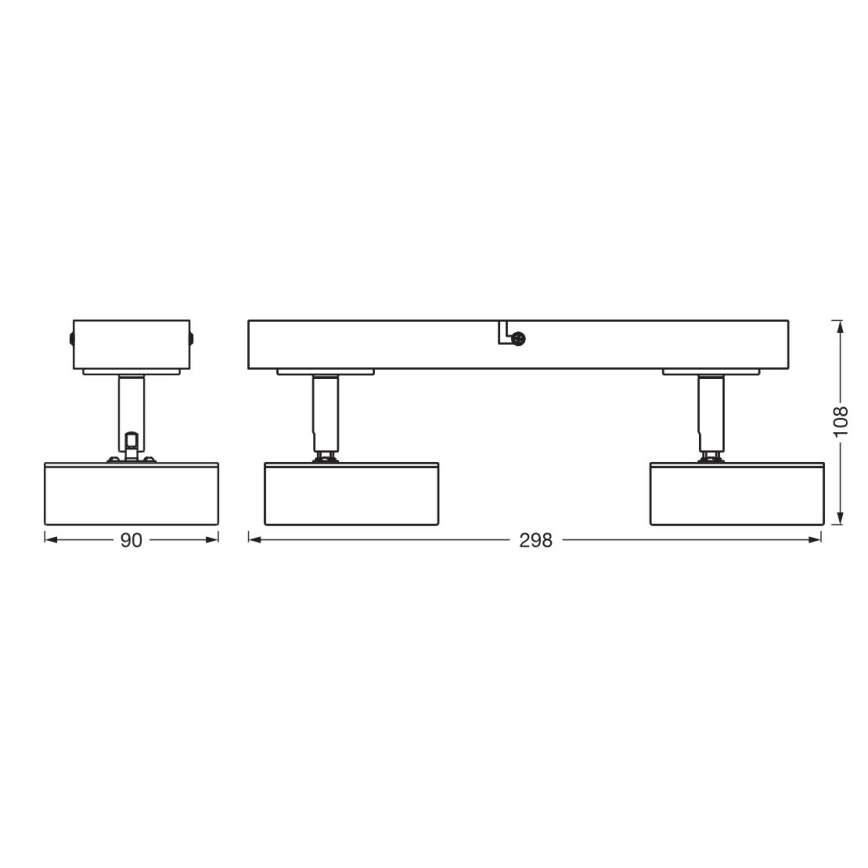 Ledvance - LED Reflektorska lampa DECOR PLUTO 2xLED/4,8W/230V