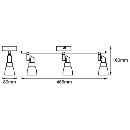 Ledvance - LED Reflektorska lampa SPOT 3xG9/2W/230V