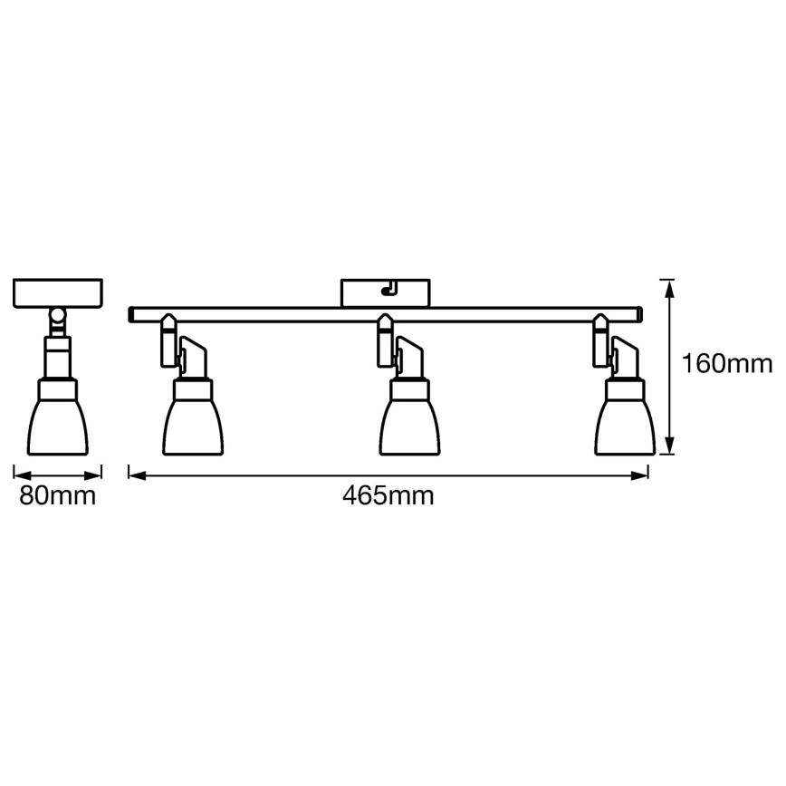 Ledvance - LED Reflektorska lampa SPOT 3xG9/2W/230V