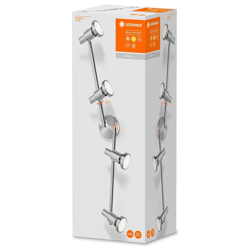 Ledvance - LED Reflektorska lampa SPOT 4xGU10/3W/230V