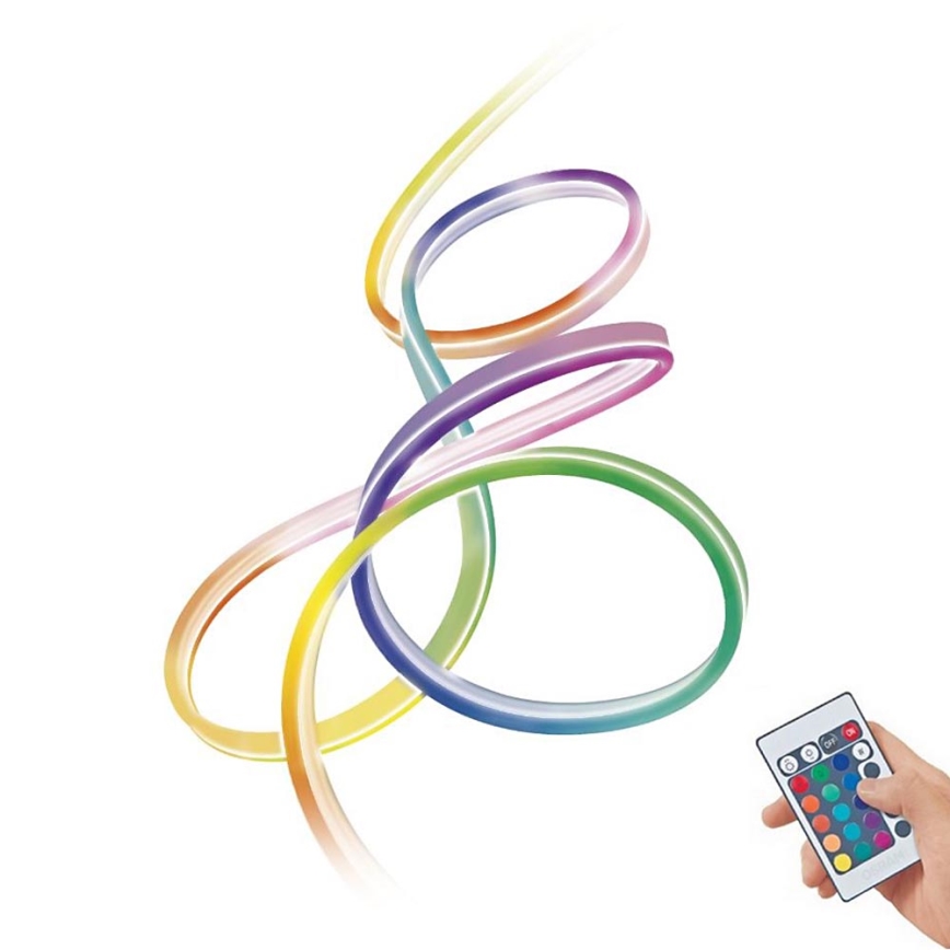 Ledvance - LED RGB prigušiva spoljašnja traka FLEX 5m LED/23W/230V IP44 + daljinski upravljač