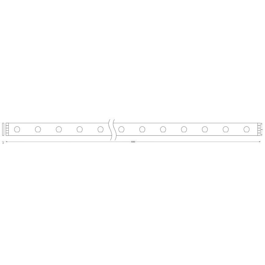 Ledvance - LED RGB Prigušiva traka FLEX 5m LED/19W/230V + Daljinski upravljač