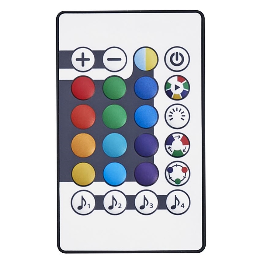 Ledvance - LED RGB prigušiva traka FLEX AUDIO 3m LED/12,5W/230V + daljinski upravljač