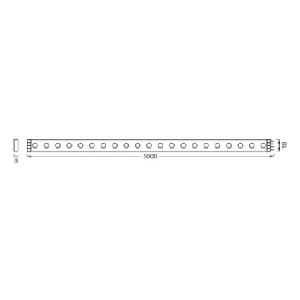 Ledvance - LED RGB Prigušiva traka FLEX AUDIO 5m LED/20W/230V + Daljinski upravljač