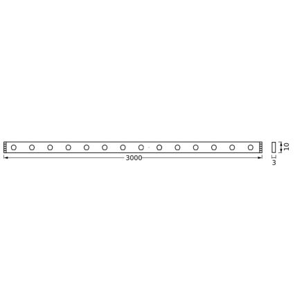 Ledvance - LED RGB prigušiva traka SMART+ MAGIC FLEX 3 m LED/15,5 W/230 V Wi-Fi + daljinski upravljač