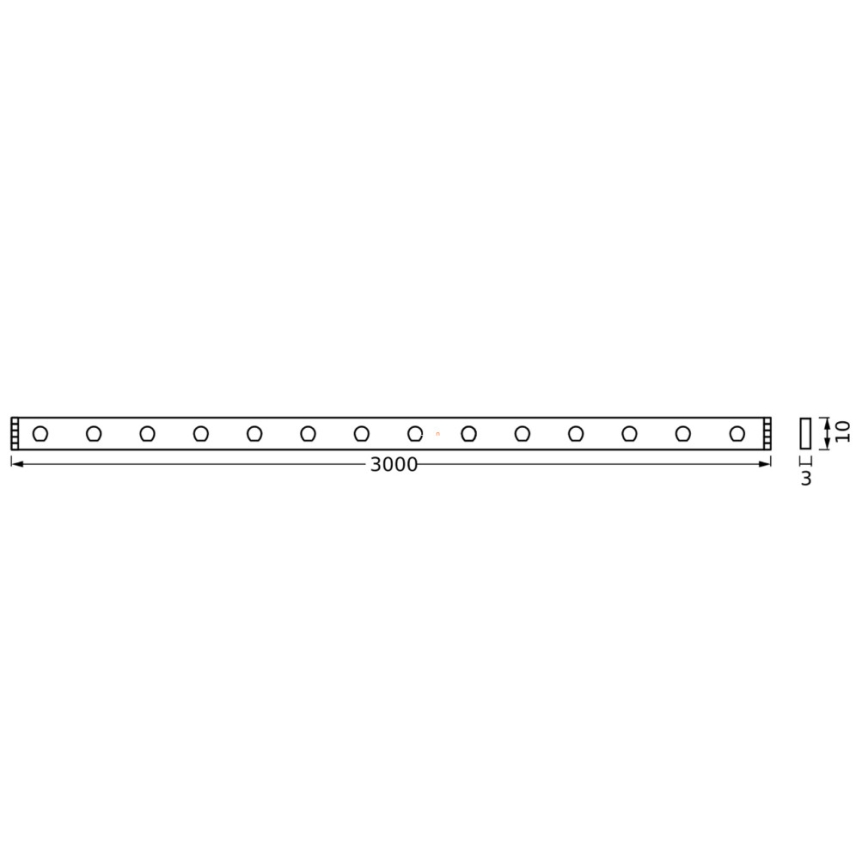 Ledvance - LED RGB prigušiva traka SMART+ MAGIC FLEX 3 m LED/15,5 W/230 V Wi-Fi + daljinski upravljač