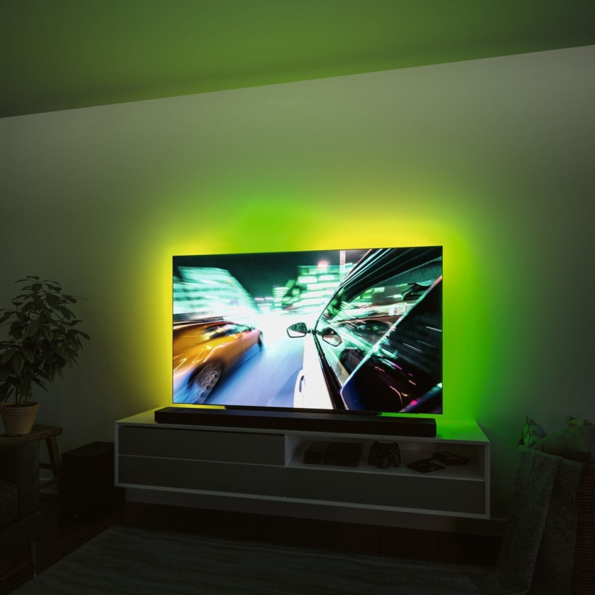 Ledvance - LED RGB Prigušiva traka za TV FLEX AUDIO 2m LED/3,6W/5V + Daljinski upravljač