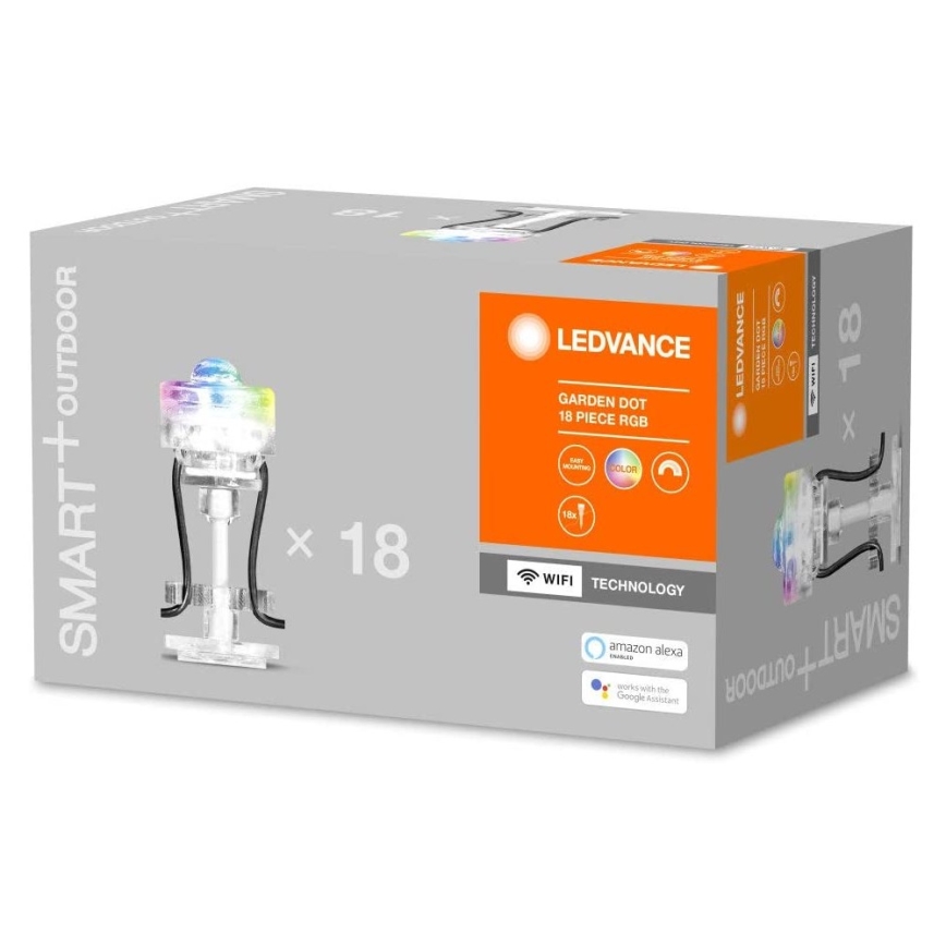 Ledvance - LED RGB spoljašnje dekorativno svetlo SMART+ DOT 18xLED/4W/230V IP65 Wi-Fi