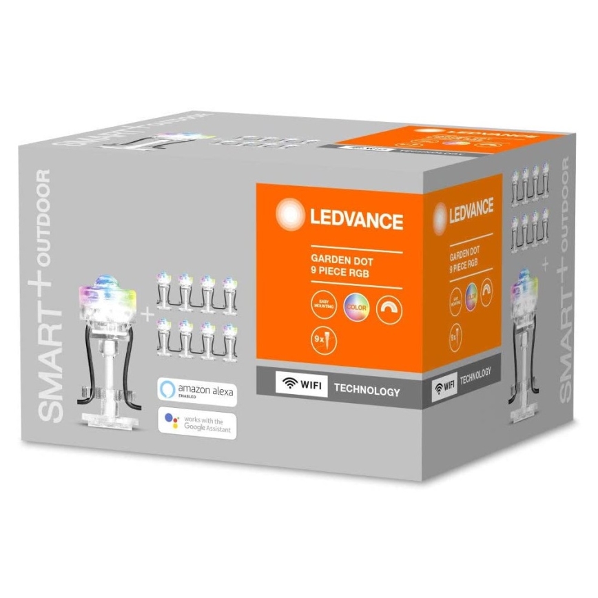 Ledvance - LED RGB spoljni produžni set SMART+ DOT 9xLED/2,5W/230V IP65 Wi-Fi