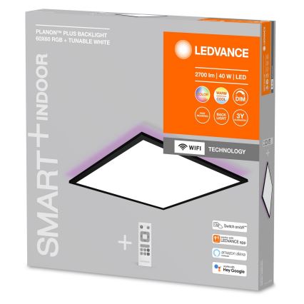 Ledvance - LED RGBW prigušiva plafonska lampa SMART+ PLANON LED/40W/230V Wi‑Fi + daljinski upravljač