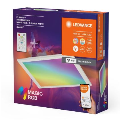 Ledvance - LED RGBW prigušiva stropno svetlo SMART+ MAGIC LED/14W/230V 2700-6500K Wi-Fi + daljinski upravljač