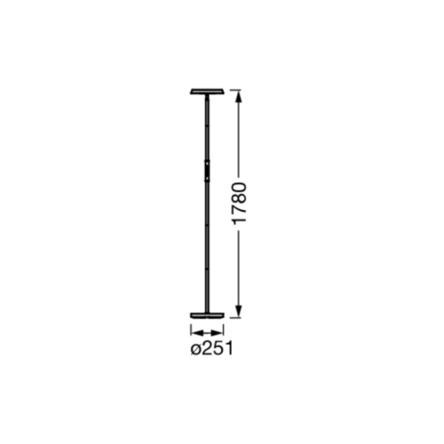 Ledvance - LED RGBW Prigušiva podna lampa SMART+ FLOOR LED/13,5W/230V 2700-5000K Wi-Fi