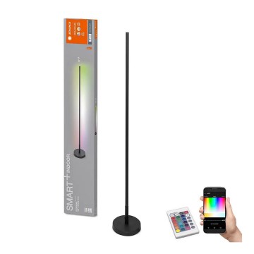 Ledvance - LED RGBW Prigušiva podna lampa SMART+ FLOOR LED/14W/230V 2700-6500K Wi-Fi crno + Daljinski upravljač